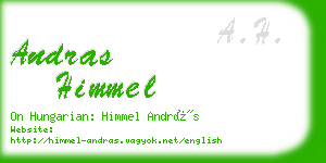 andras himmel business card